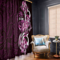 Kulot Di Rosa Guam Chamorro Window Curtain Guahan Seal Tattoo LT14 - Polynesian Pride