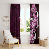 Kulot Di Rosa Guam Chamorro Window Curtain Guahan Seal Tattoo LT14 - Polynesian Pride