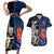 New Zealand And France Rugby Couples Matching Short Sleeve Bodycon Dress and Hawaiian Shirt All Black With Les Bleus Together 2023 World Cup LT14 Black - Polynesian Pride