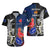 New Zealand And France Rugby Hawaiian Shirt All Black With Les Bleus Together 2023 World Cup LT14 - Polynesian Pride