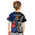 New Zealand And France Rugby Kid T Shirt All Black With Les Bleus Together 2023 World Cup LT14 - Polynesian Pride