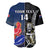 Custom New Zealand And France Rugby Baseball Jersey All Black With Les Bleus Together 2023 World Cup LT14 - Polynesian Pride