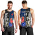 Custom New Zealand And France Rugby Men Tank Top All Black With Les Bleus Together 2023 World Cup LT14 - Polynesian Pride