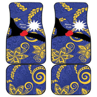 Nauru Angam Day Car Mats Naoero Frigate Bird Polynesian Pattern LT14 - Polynesian Pride