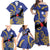 Nauru Angam Day Family Matching Off Shoulder Maxi Dress and Hawaiian Shirt Naoero Frigate Bird Polynesian Pattern