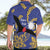 Nauru Angam Day Hawaiian Shirt Naoero Frigate Bird Polynesian Pattern