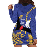 Nauru Angam Day Hoodie Dress Naoero Frigate Bird Polynesian Pattern LT14 - Polynesian Pride