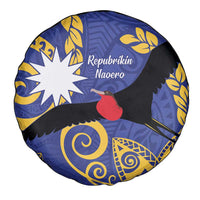 Nauru Angam Day Spare Tire Cover Naoero Frigate Bird Polynesian Pattern LT14 - Polynesian Pride