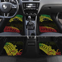 Personalised Nukuoro Atoll Car Mats Polynesian Tattoo Curves Reggae Version LT14 Set 4pcs Reggae - Polynesian Pride