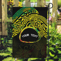 Personalised Nukuoro Atoll Garden Flag Polynesian Tattoo Curves Reggae Version LT14 Garden Flag Reggae - Polynesian Pride