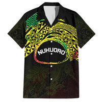Personalised Nukuoro Atoll Hawaiian Shirt Polynesian Tattoo Curves Reggae Version LT14 Reggae - Polynesian Pride