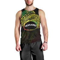 Personalised Nukuoro Atoll Men Tank Top Polynesian Tattoo Curves Reggae Version LT14 - Polynesian Pride