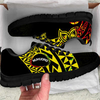 Nukuoro Atoll Sneakers Polynesian Tattoo Curves Reggae Version LT14 Reggae - Polynesian Pride