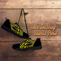 Nukuoro Atoll Sneakers Polynesian Tattoo Curves Reggae Version LT14 - Polynesian Pride