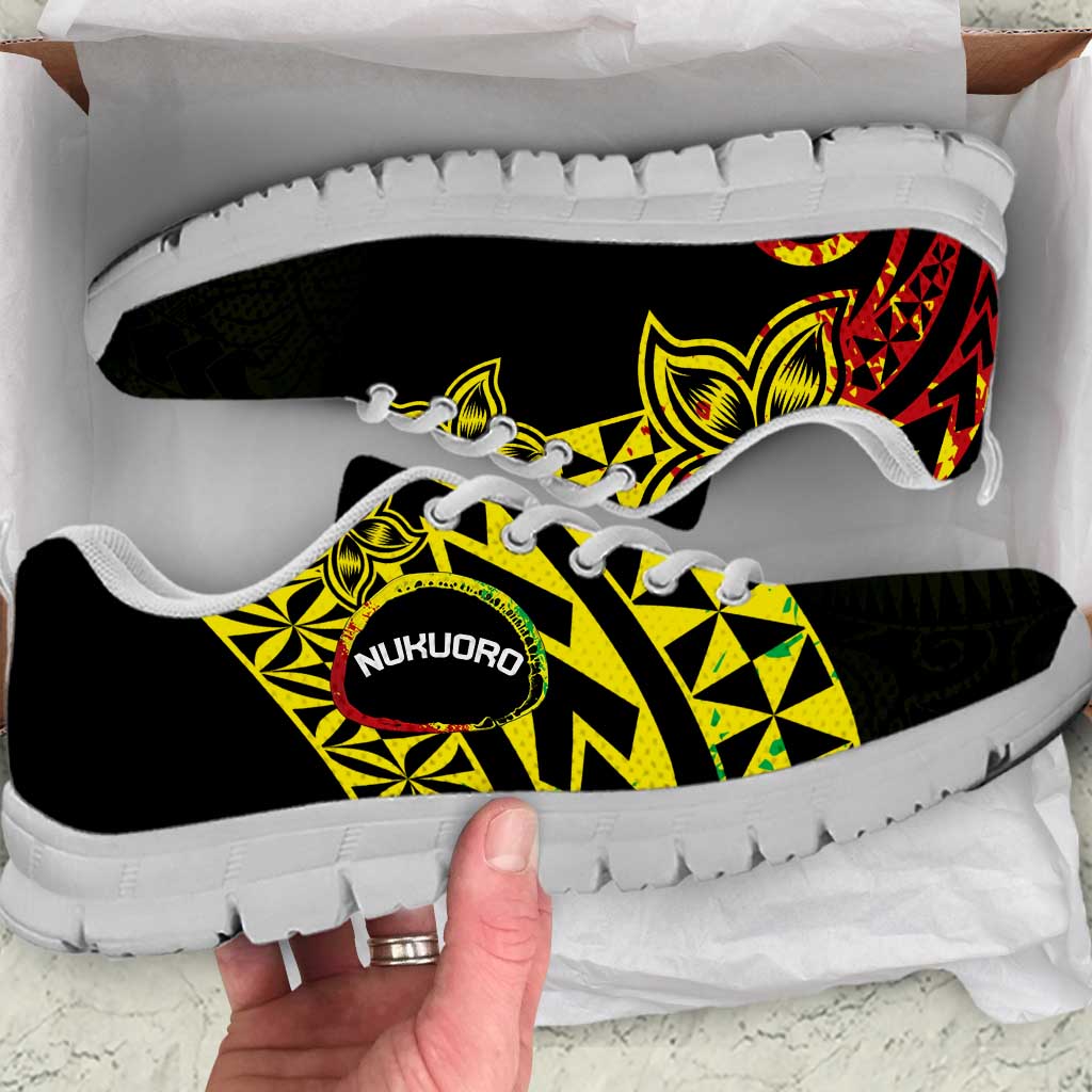 Nukuoro Atoll Sneakers Polynesian Tattoo Curves Reggae Version LT14 Reggae - Polynesian Pride