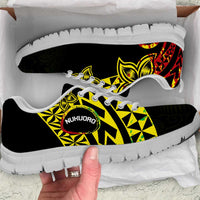 Nukuoro Atoll Sneakers Polynesian Tattoo Curves Reggae Version LT14 Reggae - Polynesian Pride