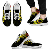 Nukuoro Atoll Sneakers Polynesian Tattoo Curves Reggae Version LT14 - Polynesian Pride