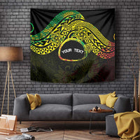 Personalised Nukuoro Atoll Tapestry Polynesian Tattoo Curves Reggae Version LT14 - Polynesian Pride