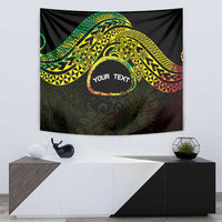Personalised Nukuoro Atoll Tapestry Polynesian Tattoo Curves Reggae Version LT14 - Polynesian Pride