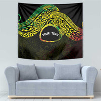 Personalised Nukuoro Atoll Tapestry Polynesian Tattoo Curves Reggae Version LT14 - Polynesian Pride