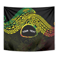 Personalised Nukuoro Atoll Tapestry Polynesian Tattoo Curves Reggae Version LT14 - Polynesian Pride