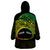 Personalised Nukuoro Atoll Wearable Blanket Hoodie Polynesian Tattoo Curves Reggae Version