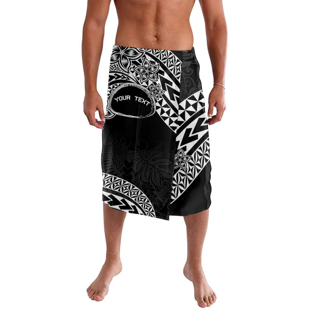 Personalised Pohnpei Nukuoro Micronesia Lavalava Polynesian Tattoo Curves Black Version LT14 Black - Polynesian Pride