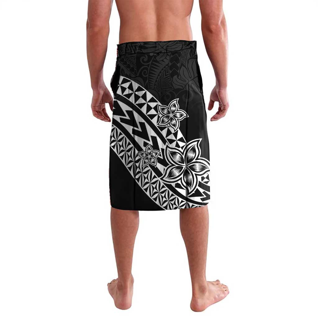 Personalised Pohnpei Nukuoro Micronesia Lavalava Polynesian Tattoo Curves Black Version LT14 - Polynesian Pride