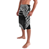 Personalised Pohnpei Nukuoro Micronesia Lavalava Polynesian Tattoo Curves Black Version LT14 - Polynesian Pride