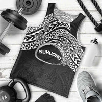 Personalised Pohnpei Nukuoro Micronesia Men Tank Top Polynesian Tattoo Curves Black Version LT14 - Polynesian Pride