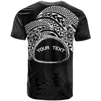 Personalised Pohnpei Nukuoro Micronesia T Shirt Polynesian Tattoo Curves Black Version LT14 - Polynesian Pride