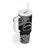 Personalised Pohnpei Nukuoro Micronesia Tumbler With Handle Polynesian Tattoo Curves Black Version