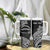 Personalised Pohnpei Nukuoro Micronesia Tumbler With Handle Polynesian Tattoo Curves Black Version