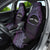 Personalised Pohnpei Nukuoro Micronesia Car Seat Cover Polynesian Tattoo Curves Purple Version