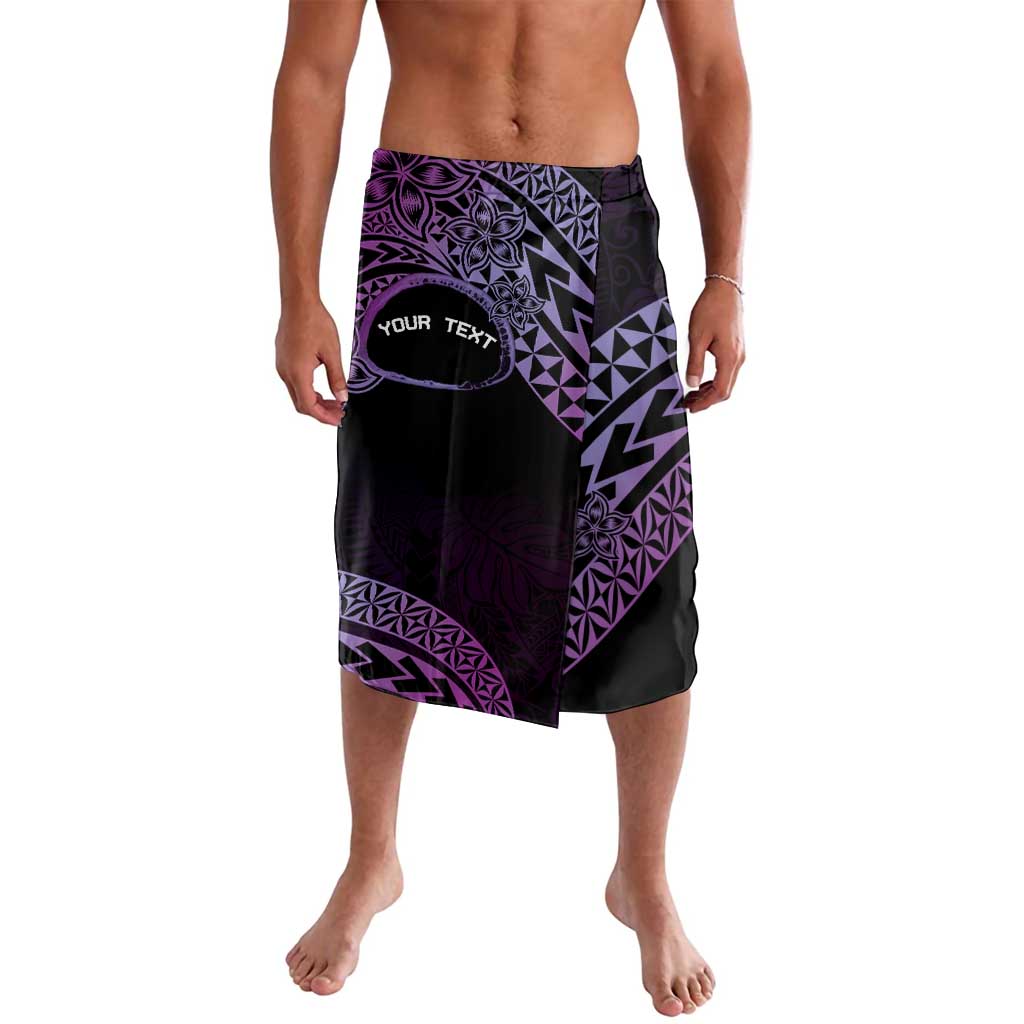 Personalised Pohnpei Nukuoro Micronesia Lavalava Polynesian Tattoo Curves Purple Version LT14 Purple - Polynesian Pride