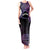 Personalised Pohnpei Nukuoro Micronesia Tank Maxi Dress Polynesian Tattoo Curves Purple Version