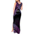 Personalised Pohnpei Nukuoro Micronesia Tank Maxi Dress Polynesian Tattoo Curves Purple Version