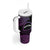 Personalised Pohnpei Nukuoro Micronesia Tumbler With Handle Polynesian Tattoo Curves Purple Version