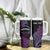 Personalised Pohnpei Nukuoro Micronesia Tumbler With Handle Polynesian Tattoo Curves Purple Version