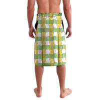Aloha Hawaii Ilima Maile Lei Lavalava Palaka Inspired Hawaiian-plaid White LT14 - Polynesian Pride