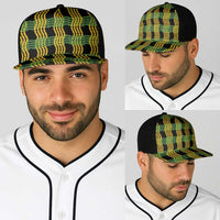 Aloha Hawaii Ilima Maile Lei Baseball Net Cap Palaka Inspired Hawaiian-plaid Black LT14 - Polynesian Pride