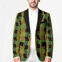 Aloha Hawaii Ilima Maile Lei Blazer Palaka Inspired Hawaiian-plaid Black LT14 - Polynesian Pride