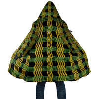 Aloha Hawaii Ilima Maile Lei Cloak Palaka Inspired Hawaiian-plaid Black LT14 Unisex Black - Polynesian Pride