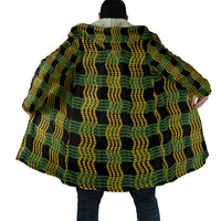 Aloha Hawaii Ilima Maile Lei Cloak Palaka Inspired Hawaiian-plaid Black LT14 - Polynesian Pride