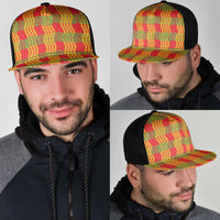 Aloha Hawaii Ilima Maile Lei Mesh Trucker Cap Palaka Inspired Hawaiian-plaid Red LT14 - Polynesian Pride