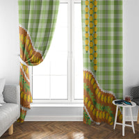Hawaii Leis Palaka Motifs Window Curtain Pikake Pakalana Maile Ilima Kakau Style LT14 - Polynesian Pride