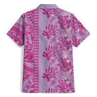 Purple Hibiscus Monstera Seamless Kakau Hawaii Hawaiian Shirt LT14 - Polynesian Pride