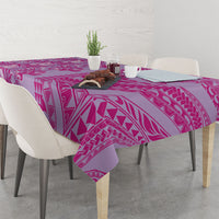 Purple Hibiscus Monstera Seamless Kakau Hawaii Tablecloth LT14 - Polynesian Pride