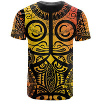 Marquesas Islands T Shirt Marquesan Tattoo Yellow Gradient LT14 - Polynesian Pride
