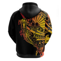 Gradient Marquesas Islands Hoodie Marquesan Matatiki Hammerhead Shark Patutiki LT14 - Polynesian Pride
